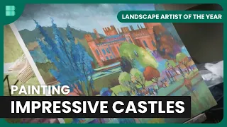 Painting The Herstmontceux Castle - Landscape Artist of the Year - S05 EP4 - Art Documentary