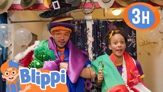 Blippi and Meekah Pick Out Their Halloween Costumes! | Blippi | Spooky Halloween Adventure For Kids