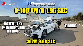 Snimili smo najbrži TT RS na hybrid turbu u europi **skoro 1000 HP i 8 sec na 402m**