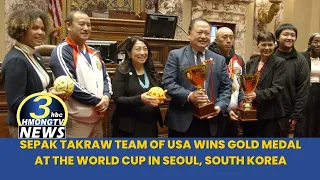 3HMONGTV Pre-recorded clip: Meet the Sepak Takraw team that won gold medal in Seoul.