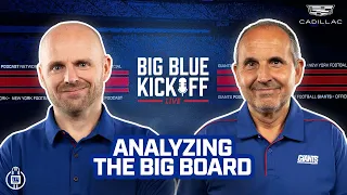 Analyzing the 2024 NFL Draft Big Board | Big Blue Kickoff Live | New York Giants