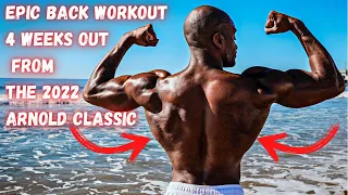 Arnold Classic Prep Vlog Full Back Workout 4 Weeks out