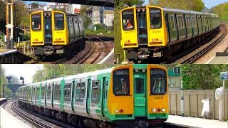 Southern Class 313 Farewell Tour 'Sussex Rambler' at Wivelsfield, Hastings & Cooden Beach - 29/04/23