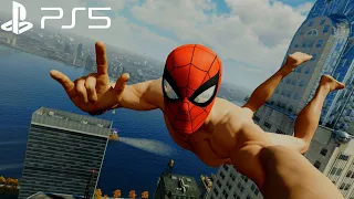 Spider-Man Remastered - Undies Free Roam Gameplay (Performance RT Mode)