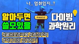 (프린이,물공포증 필수시청) 다이빙 과학원리 알아보기 | 덕다이빙팁 | 중성부력