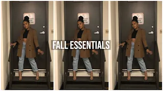 AUTUMN FALL WARDROBE ESSENTIALS  2019 | FALL FASHION MUST HAVES!