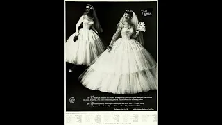 1950's Wedding Dress Fashions!