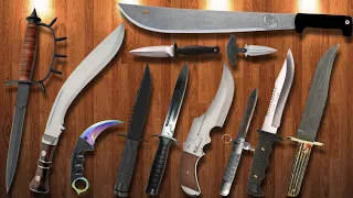 ALL Types of Knives | Tactical, Survival, Hunting and Combat