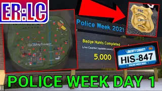 POLICE WEEK DAY 1: Badge Hunt (Liberty County)