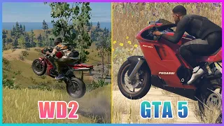 Logic and Physics of GTA V vs Watch Dogs 2