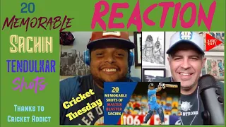 20 Memorable Sachin Tendulkar Shots | Cricket Reaction | Cricket Tuesday