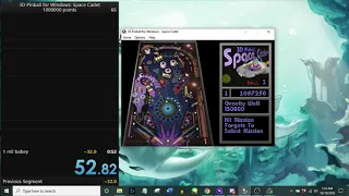 3D Pinball for Windows - Space Cadet Speedrun: 1,000,000 Points in 52.46 [Former WR]