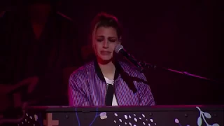 Emotional Brooke Ligertwood first night tour opening