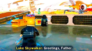 Luke Skywalker & Darth Vader Interaction - Lego Star Wars The Skywalker Saga!