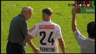 Sk Sturm Graz gegen Austria Klagenfurt Saison 2023/2024 Runde 3