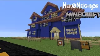 Hello Neighbor Announcment Trailer in Minecraft