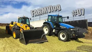 FARMVlog #07 - Rozhrnování kukuřice na jámě pomocí JCB 541-70 Agri-Plus