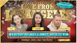 Sashimi, Sia, Francisco & Mr. Unlucky Play $10/20/40 - Commentary by DGAF
