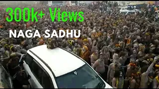 Watch the size of the gathering of Naga Sadhu's | kumbh mela | By Bhargav Poludasu