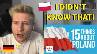 German reacts to 15 Things You didn't know about Poland