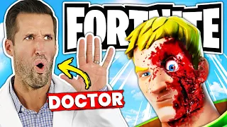 ER Doctor REACTS to Ultra Realistic Fortnite Graphics