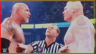 Goldberg Vs Brock Lesnar - Survivor Series 2016 Full Fight