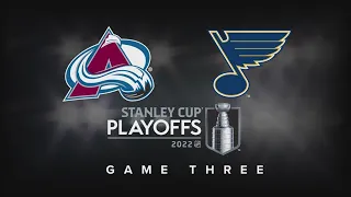 Avalanche and Blues set for Game 3 in St. Louis