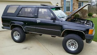 1986 Toyota 4Runner Turbo Walk Around including interior