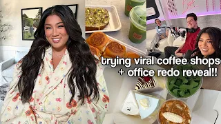 trying viral tiktok shops + new office reveal!!