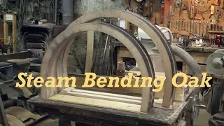 Steam Bending 2 1/4" Heavy Wagon Felloes for Heavy Wheels | Engels Coach