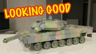 1/16 RC LEOPARD 2A6 MAIN BATTLE TANK BUILD - Packs 6-9