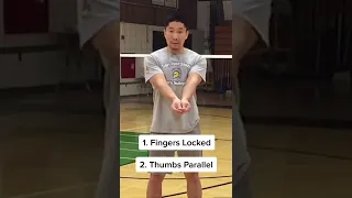 How To Pass A Volleyball (part 1/6) #shorts
