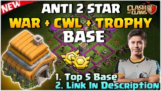 UNBEATABLE BEST TH6 BASE WITH LINK | TH6 WAR/HYBRID/TROPHY/FARMING BASE | TOWN HALL 6 BASE - Coc