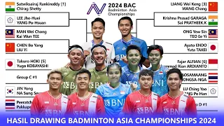 Hasil Drawing Badminton Asia Team Championships 2024. Draw Ganda Putra Panas Membara #badmintonasia