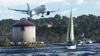 Skiathos4K--relaxation Island  - Greece -Boieng777-300 -Flight Simulator2020- orbx scenery