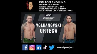 #UFC266 #koltonenglund predicts #AlexanderVolkanovski vs #BrianOrtega  #shorts