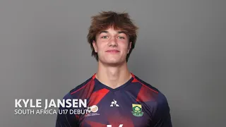 Kyle Jansen, South Africa v Morocco u17 Debut. 2023 Africa Cup of Nations, Algeria.