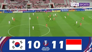 Republik Korea U23 v Indonesia U23 2-2 [PEN. 10-11] | Piala Asia AFC U23 2024 | Sorotan pertandingan