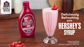 Hershey's Syrup | Strawberry Syrup with Strawberry Milkshake