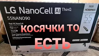 НОВИНКА  Обзор телевизора LG NANO906 4K HDR против Samsung TV ( не QLED) lg nano 90 na. NANOCELL