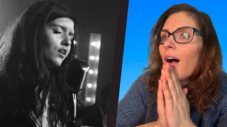 LucieV Reacts to Angelina Jordan - Easy On Me (Adele Cover) Live From Studio