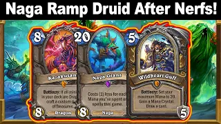 HOW STRONG Is Ramp Kazakusan Druid After Nerfs, Easy Legend? Voyage to the Sunken City | Hearthstone