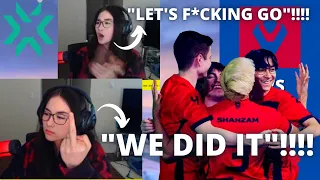 "WE DID IT CHAT!!!" KYEDAE REACTS TO Sentinels vs Xset | Map 3 (Icebox) | VCT NA Grand Finals