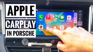 How to connect Apple CarPlay WIRELESSLY to Porsche & Tips and Tricks