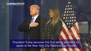 VIDEO NOW: President Trump speaks at NYC Veterans Day Parade