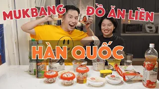 CƠM ĂN LIỀN có ngon như trong Phim Hàn?  MUKBANG tất tần tật đồ ăn liền Hàn Quốc // Dinology