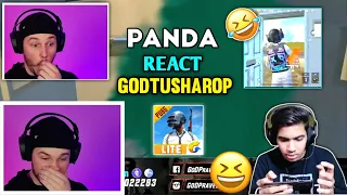 Panda React On Pubg Lite🤣 | Panda React  @godpraveenyt1