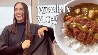 Goodbye to my long hair & cook with us! | WEEKLY VLOG