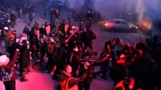 Euromaidan Protesters' Counterattack Berkut In Kiev, Jan 20 2014