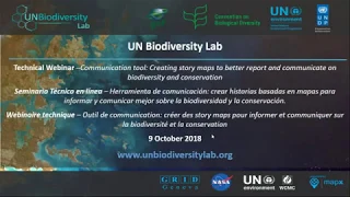 6NR Technical Series - UN Biodiversity Lab #3: Story Maps